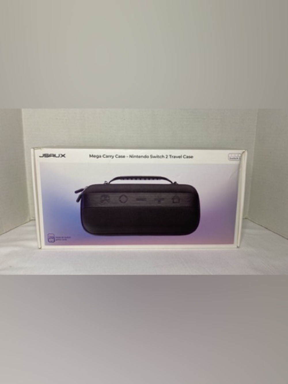 JSAUX Mega Carry Case specifically designed for the Nintendo Switch 2 console.